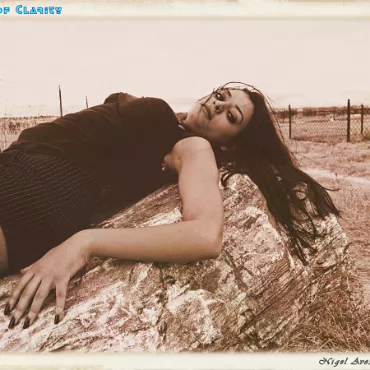 Cyn (with me) What a great time we had putting together our first shoot. A gorgous model on a windswept day.